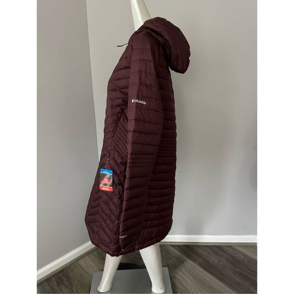 NWT Columbia Powder Lite Mid Jacket Maroon Size 2X $230 - Picture 3 of 7